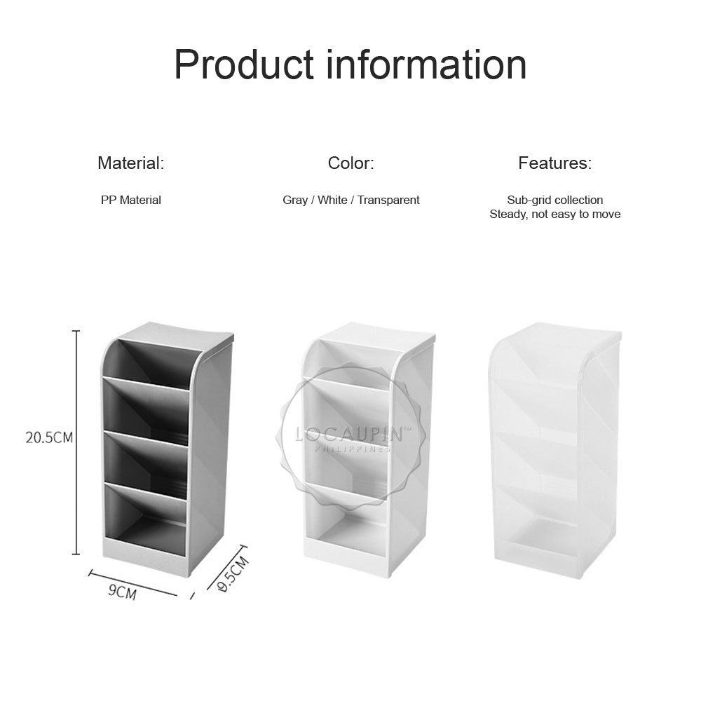 Locaupin Desktop Organizer 4 Grid Pen Holder