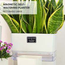 Load image into Gallery viewer, Locaupin Magnetic Water Bottom Storage Basin Self Watering System Plants Flower Pot Indoor Outdoor Planter
