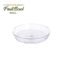 Load image into Gallery viewer, Locaupin Clear Round Serving Food Tray Fruit Salad Bowl Container Multifunctional Appetizer Snacks Platter
