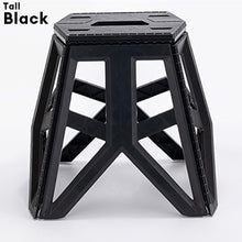 Load image into Gallery viewer, Locaupin Non Slip Compact Heavy Duty Folding Stepping Stool Collapsible Mini Chair with Handle Multifunctional Home Travel Camping Use

