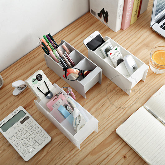 Locaupin Desktop Organizer 4 Grid Pen Holder