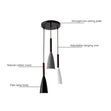 Load image into Gallery viewer, Locaupin 3 Pieces Modern Lights Hanging Minimalist Pendant Lampshade
