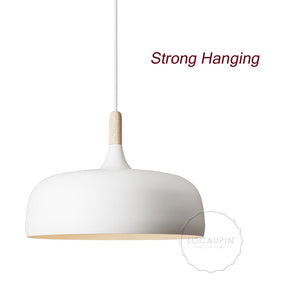 Locaupin Modern Led Pendant Ceiling Hanging Light Lamp Shade White Dining Room Cafe Restaurant Bar