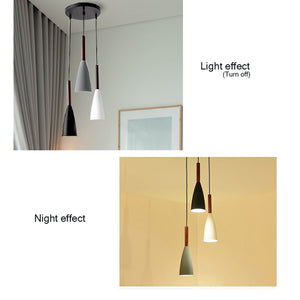Locaupin 3 Pieces Modern Lights Hanging Minimalist Pendant Lampshade