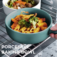 Load image into Gallery viewer, Locaupin Bakeware Round Porcelain Dish Bowl
