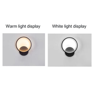 Locaupin LED Wall Light Mounted Modern Sconce Lamp for Bedside Living Room Indoor Home Foyer Lighting