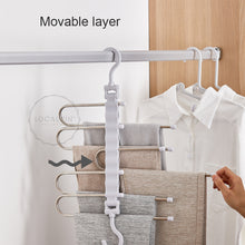 Load image into Gallery viewer, Locaupin Laundry Non-Slip Drying Hanger Pants Organizer Space Saving Wardrobe Closet Storage Rack for Scarf Jeans Trousers
