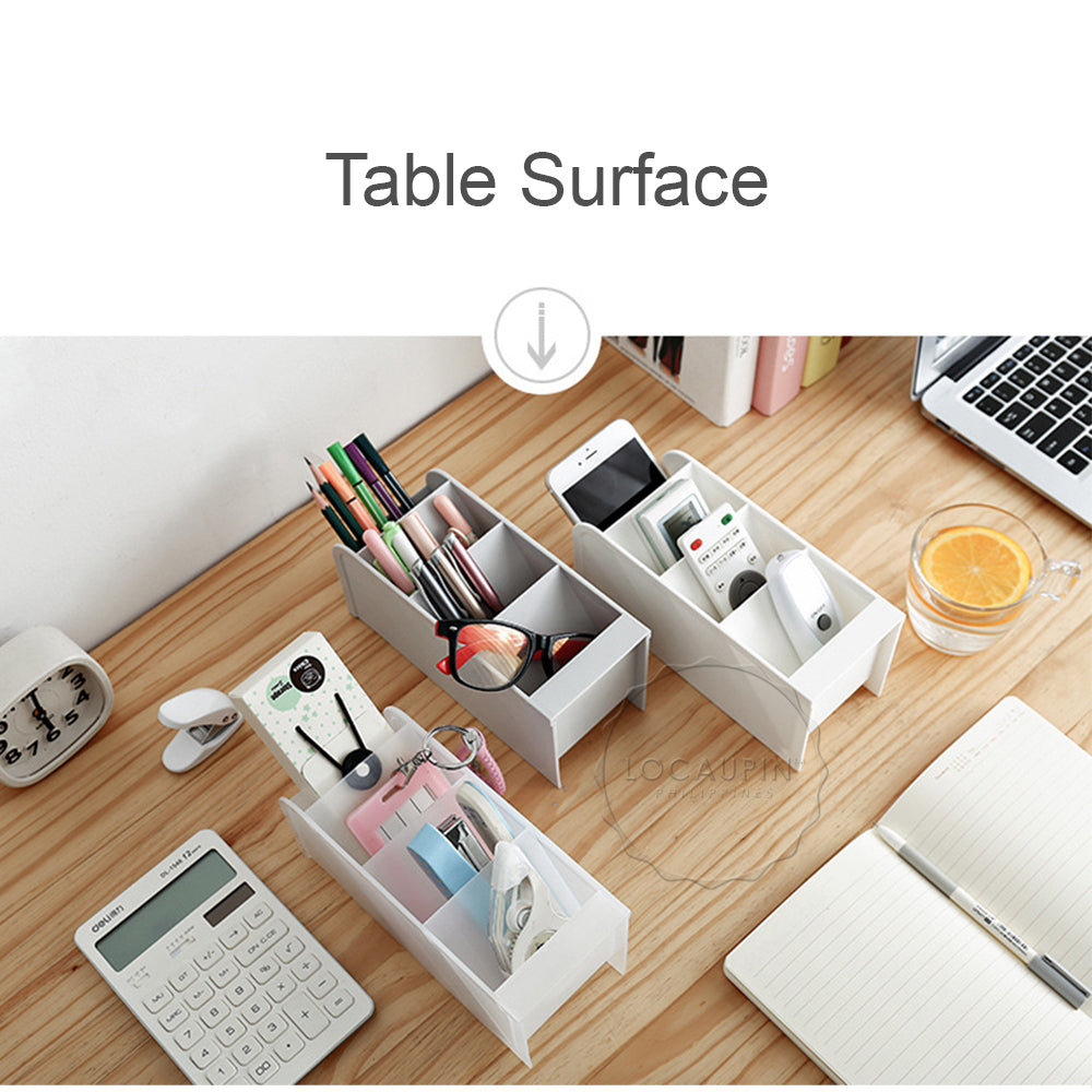 Locaupin Desktop Organizer 4 Grid Pen Holder