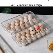 Load image into Gallery viewer, Locaupin Kitchen Pantry Egg Storage Container Box with Lid and Handle Space Saving for Pantry Countertop Refrigerator Fridge Organizer
