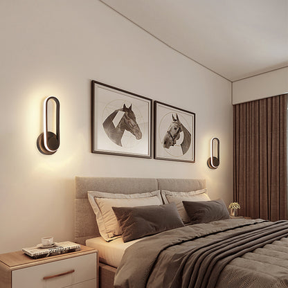 Locaupin Modern Lights Led Wall Lamp For Living Room Bedside Corridor Stair Indoor Home Sconce Decoration