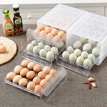 Load image into Gallery viewer, Egg Storage Container Box Drawer Design with Cover
