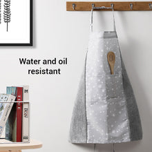 Load image into Gallery viewer, Locaupin Hand Wiping Towel Cooking Apron Dress Waterproof Anti Stain Home Kitchen Supplies Chef Hanging Neck Sleeveless with Front Pocket
