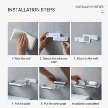 Load image into Gallery viewer, Locaupin Hanging Bar Soap Holder with Self Draining Tray
