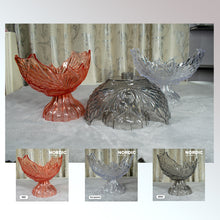 Load image into Gallery viewer, Locaupin Transparent Fruit Display Stand Pedestal Bowl Dessert Holder Decorative Wedding Party Kitchen Table Centerpiece

