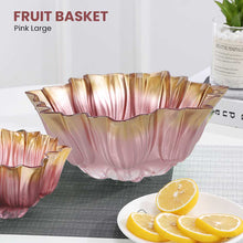 Load image into Gallery viewer, Locaupin Countertop Centerpiece Fruit Bowl Basket Serving Snacks Salad Tray Multipurpose Decorative Display Kitchen Storage
