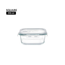 Load image into Gallery viewer, Locaupin Borosilicate Glass Lunch Box Meal Prep Container Leftover Food Storage Steam Release Valve Air Vent Locking Lid Kitchen Organizer
