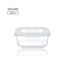 Load image into Gallery viewer, Locaupin Borosilicate Glass Food Container Fresh Keeper Meal Prep Bowl Airtight Locking Lid Lunch Box Left Over Storage
