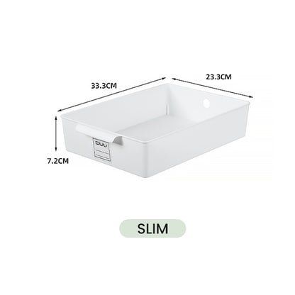 Locaupin Large Multifunctional Sorting Storage Basket Organizer Box Space Saver Wardrobe Cabinet Drawer Type Shelf Set