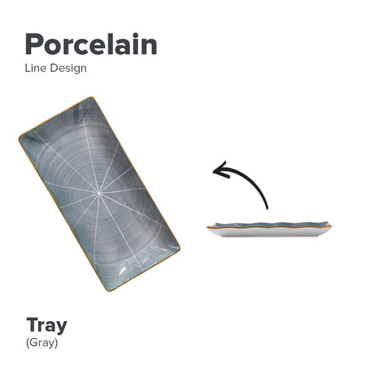 Locaupin Microwavable Oven Safe Porcelain Dinnerware Serving Plate Bowl Saucer Platter Dish Tray Baking Pan Dessert