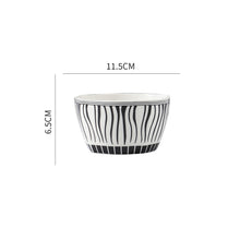 Load image into Gallery viewer, Locaupin Traditional Japanese Porcelain Rice Bowl Ramen Soup Side Dish Dip Sauce Appetizer Serving Plate Microwavable Oven Safe Dinnerware
