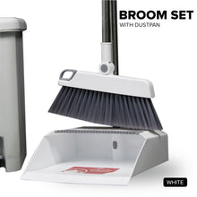 Load image into Gallery viewer, Locaupin Household Cleaning Tool Magic Broom Dustpan Heavy Duty Bristles For Home Salon Lobby Sweeper Bathroom Toilet Floor Glass Wiper
